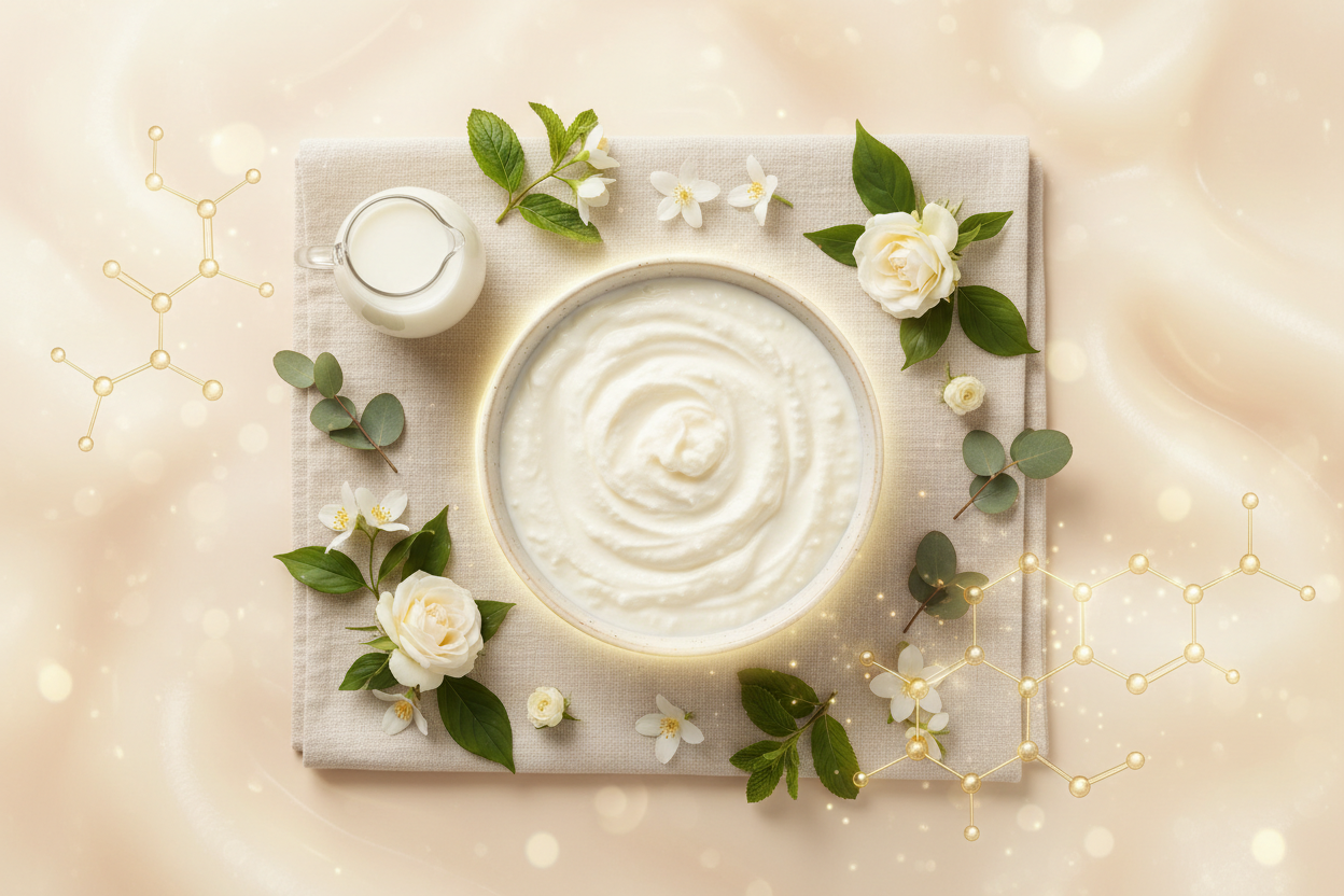 Why Your Grandmother Swore by Curd for Dry Skin, Scalp Dryness & Dandruff – The Lactic Acid Magic ✨