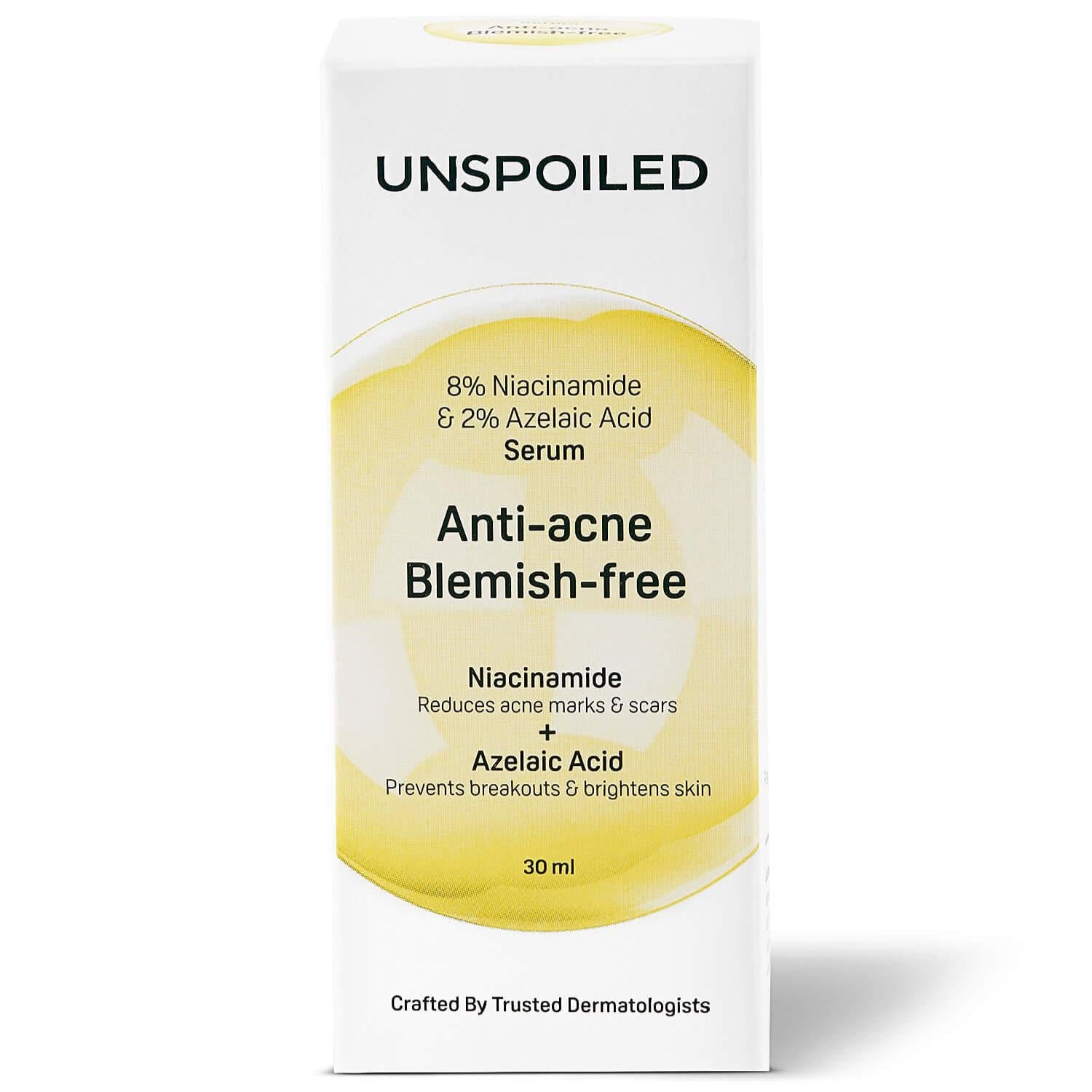 Anti-acne Blemish-free Face Serum 8% Niacinamide & 2% Azelaic Acid