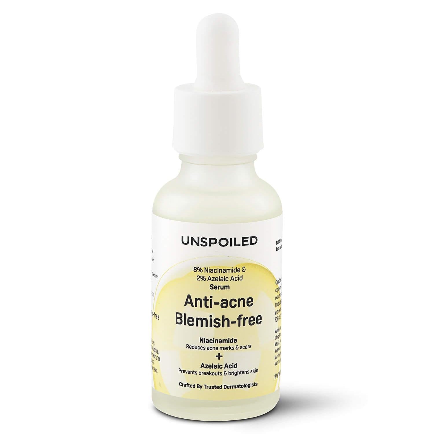 Anti-acne Blemish-free Face Serum 8% Niacinamide & 2% Azelaic Acid